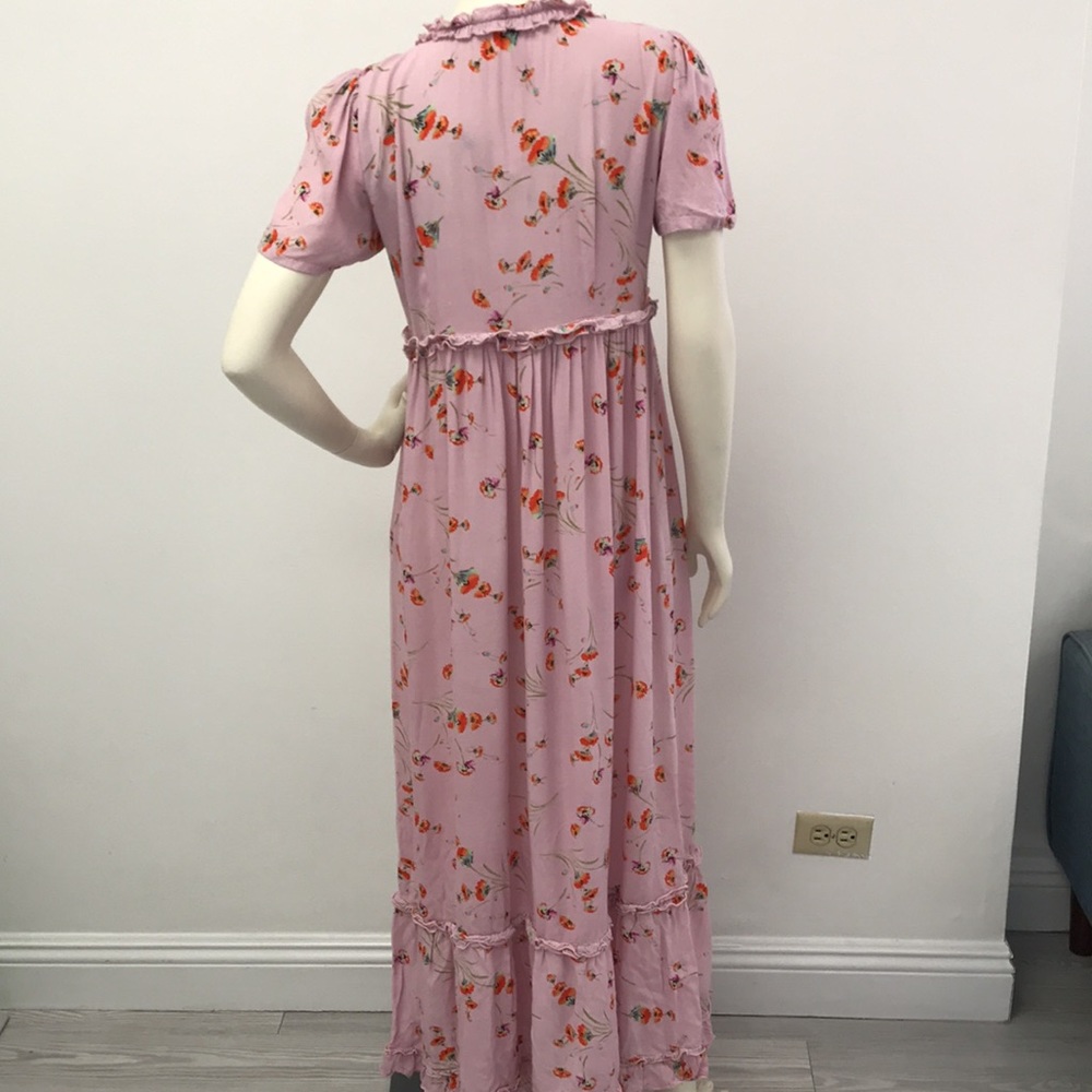 Pink Maxi Floral Dress - Picture 3 of 8